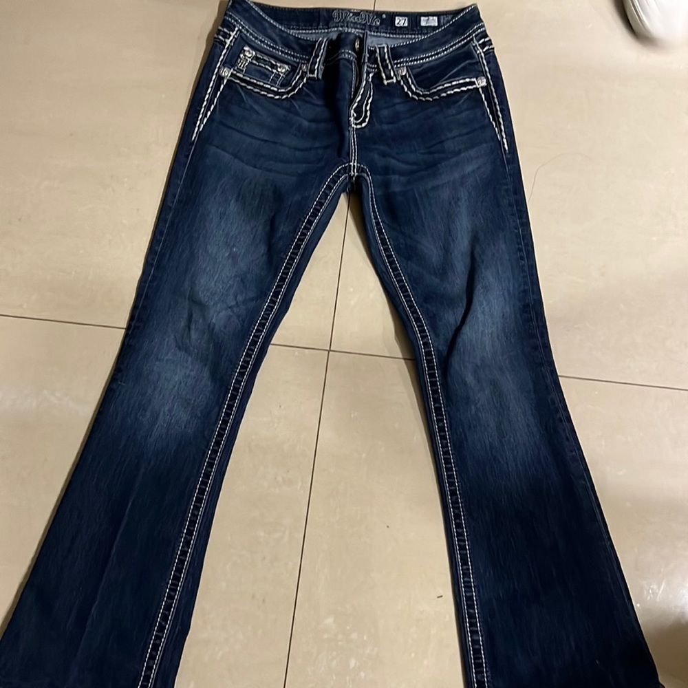 Miss Me|  Blue boot cut jean pants